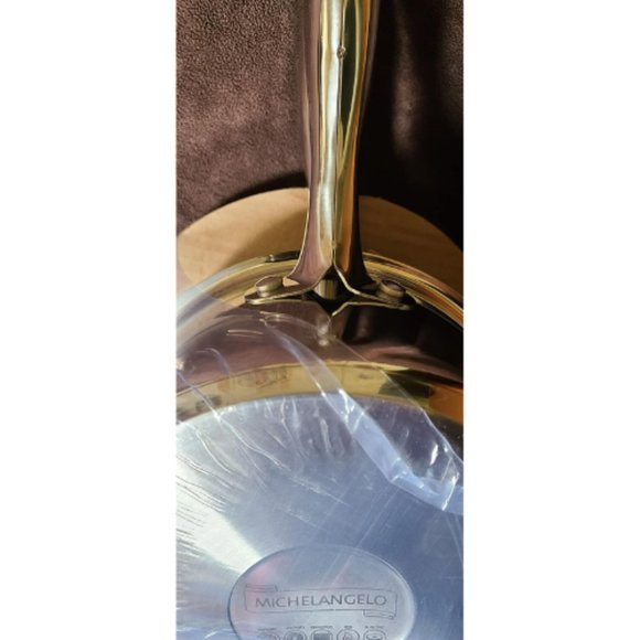 2.5 Quart Tri-Ply Stainless Steel Saucepan with Glass Strainer Lid - Picture 3 of 4